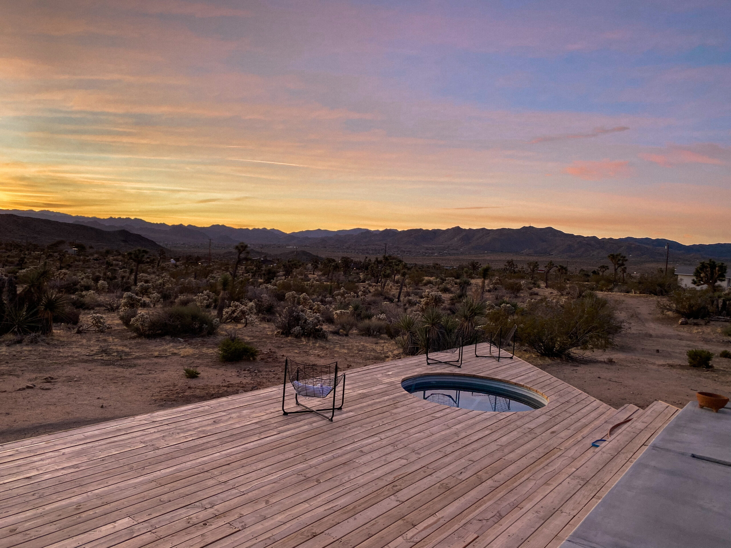 Airbnb Joshua Tree sunset